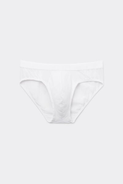 Side view of Intimissimi Mikrovláknové Slipy s Logem Člověk Bílá Velikost 5