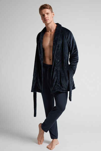Intimissimi Flísový župan Člověk Modrál-khuil Velikost S/M-image-PVU019 800 S/M