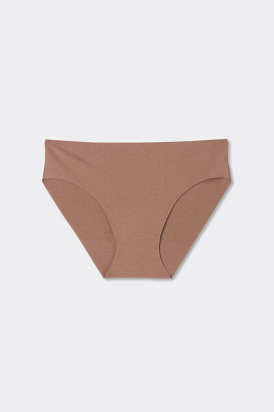Side view of Intimissimi Bezešvé Bavlněné Kalhotky Žena Přírodní Velikost 2