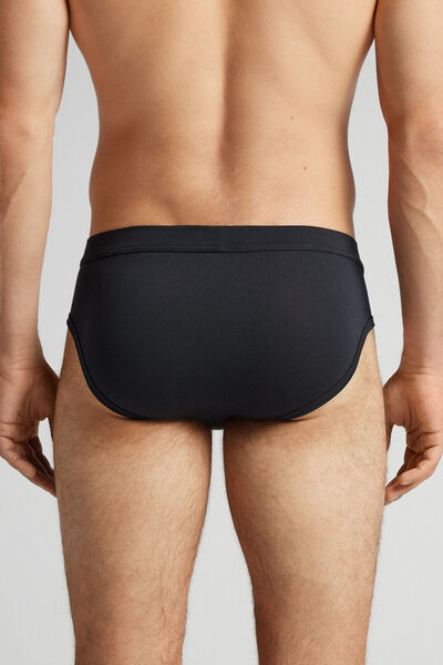 Side view of Intimissimi Slipy z Bavlny Superior Člověk Černá Velikost 5