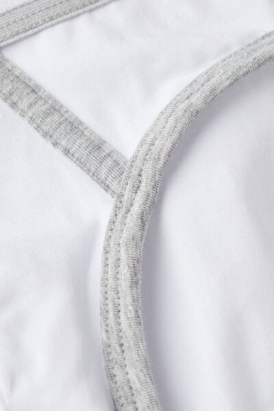 Side view of Intimissimi Chlapecké Slipy z Bavlny Superior s Logem Chlapec Bílá Velikost 2-3