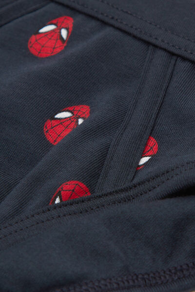 Side view of Intimissimi Chlapecké Slipy z Bavlny Superior s Potiskem Spider-Man Chlapec Modrál-khuil Velikost 6-7