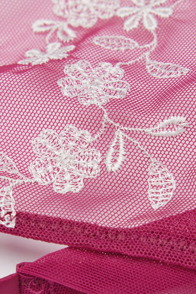 Side view of Intimissimi Páskové Kalhotky z Tylu Brighten Your Day Žena Růžová Velikost 4