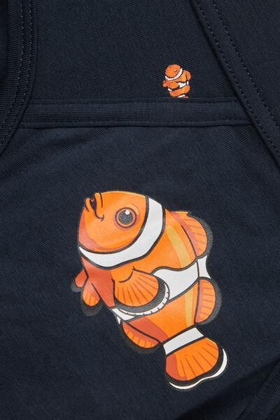 Side view of Intimissimi Slipy z Bavlny Superior s Potiskem Klauna Očkatého Člověk Modrál-khuil Velikost 3