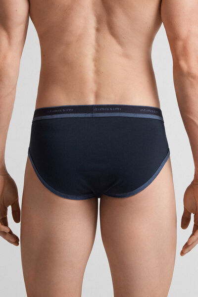 Side view of Intimissimi Slipy z Bavlny Superior s Logem Člověk Modrál-khuil Velikost 3
