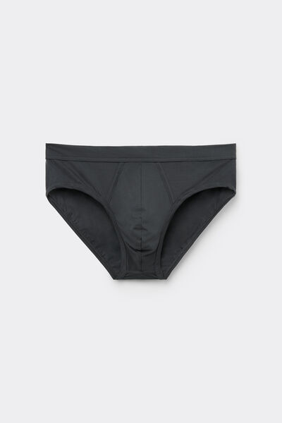 Side view of Intimissimi Slipy z mercerované bavlny filo Premium Člověk Šedá Velikost 6