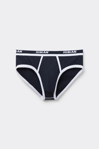 Side view of Intimissimi Pánské Slipy z Bavlny Superior s Logem Člověk Modrál-khuil Velikost 6