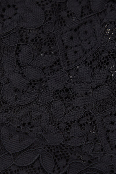 Side view of Intimissimi Krajkové Francouzské Kalhotky ve Stylu Brazilek Žena Černá Velikost 7