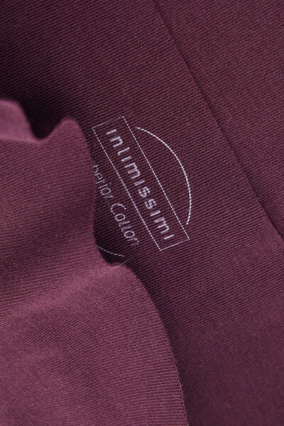 Side view of Intimissimi Bezešvé Bavlněné Kalhotky Žena Červená/bordó Velikost 4