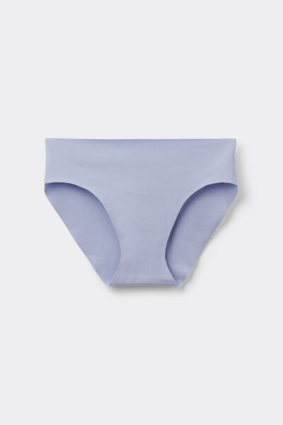 Side view of Intimissimi Bezešvé Bavlněné Kalhotky Žena Azurová Velikost 4