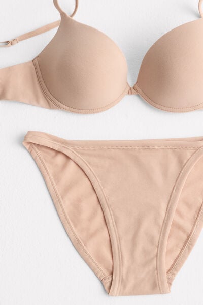 Intimissimi Páskové Kalhotky z Bavlny Ultralight Žena Přírodní Velikost 3-image-SID11F 044 3