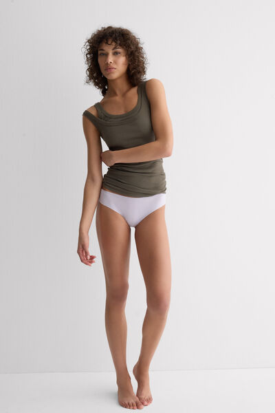 Intimissimi Bezešvé Bavlněné Kalhotky Žena Fialová Velikost 2-image-SI70V2 056K2