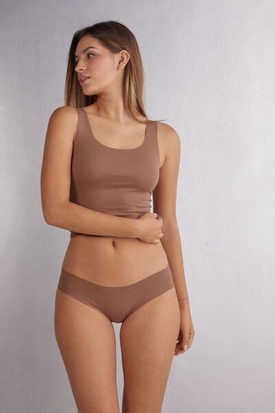 Intimissimi Bezešvé Bavlněné Kalhotky Žena Přírodní Velikost 2-image-SI70V2 502I2