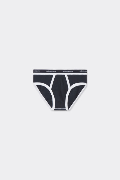 Intimissimi Chlapecké Slipy z Bavlny Superior s Logem Chlapec Modrál-khuil Velikost 10-11-image-SIB12C 348110-11