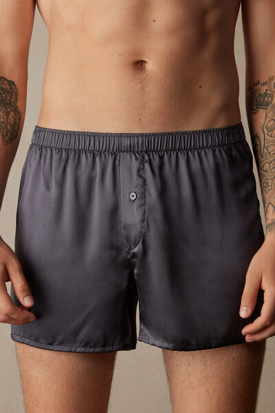 Intimissimi Hedvábné Boxerky Člověk Šedá Velikost L-image-SBU986 037JL