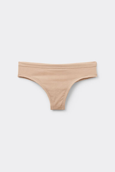 Side view of Intimissimi Brazilky z Bavlny Ultralight Žena Přírodní Velikost 2
