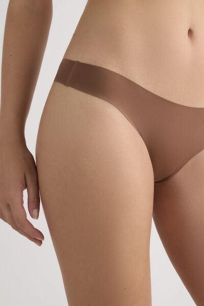 Side view of Intimissimi Bezešvé Brazilky z Mikrovlákna Ultra Light Žena Přírodní Velikost 4