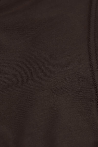 Side view of Intimissimi Pásková Tanga z Bavlny Ultralight Žena Hnědá Velikost 2