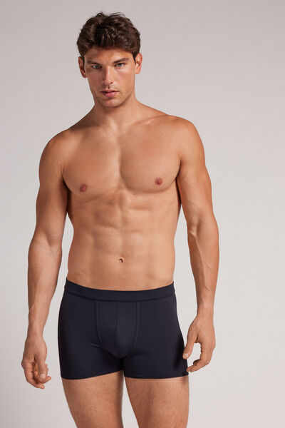 Intimissimi Microfiber Boxers Man Blue Size 3