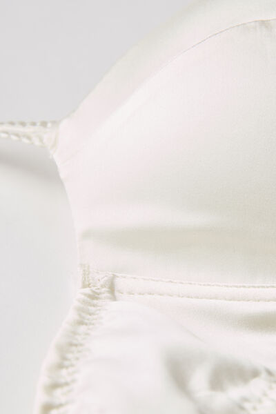 Side view of Intimissimi Hedvábná Balkonová Podprsenka Sofia Žena Slonovinová Velikost 5B