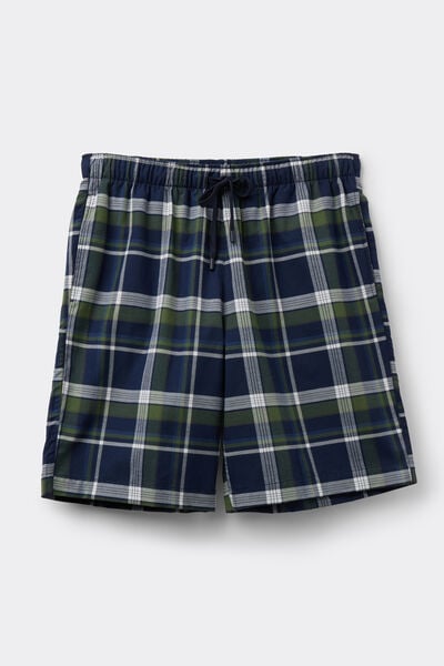 Intimissimi Shorts de Tela Estampado Cuadros Hombre