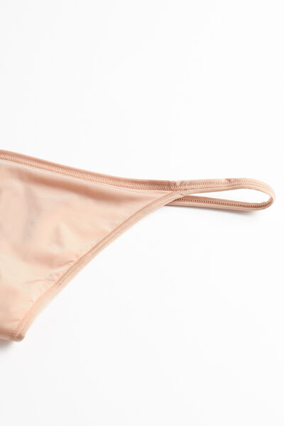 Side view of Intimissimi Pásková Tanga z Mikrovlákna Ultralight Žena Přírodní Velikost 4
