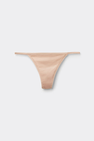 Side view of Intimissimi Pásková Tanga z Mikrovlákna Ultralight Žena Přírodní Velikost 4