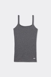 Top de tirantes para mujer de algodón