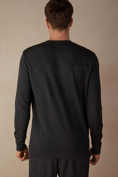 Washed Collection Crew-Neck Sweatshirt