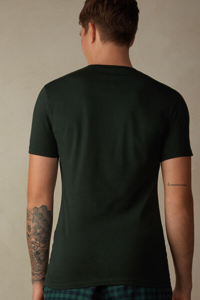 T-shirt en coton supima® élasticisé