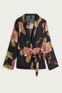 Dark Orchid Viscose Satin Jacket