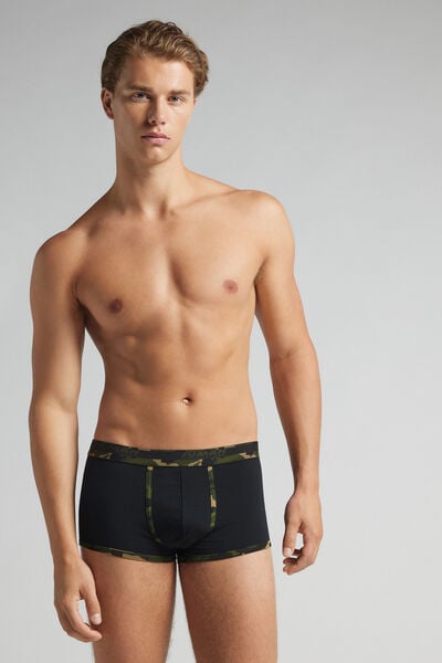 Boxers Algodão Superior Perfil Camuflado