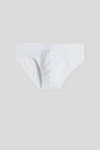 Microfiber Briefs with Logo Detail