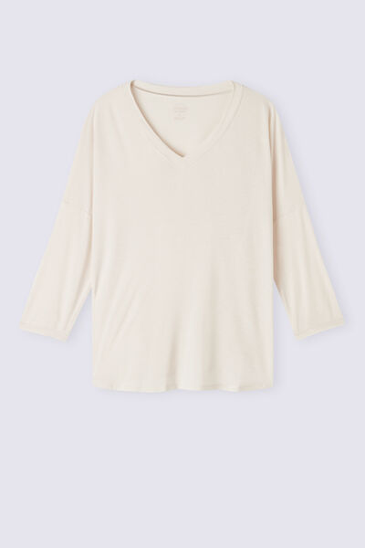 V-neck Fresh Bamboo Top