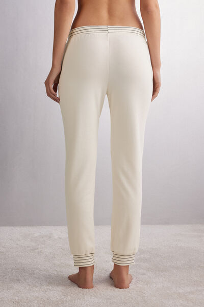 Pantaloni Jogger Creamy Stripes