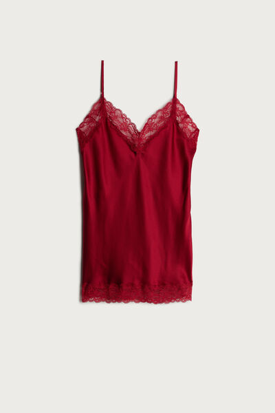 Lace and Silk Top