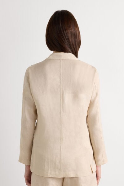 The Pure Linen Plain-Weave Linen Jacket