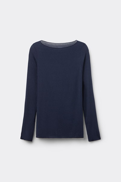 Boat Neck Modal Cashmere Ultralight Jumper