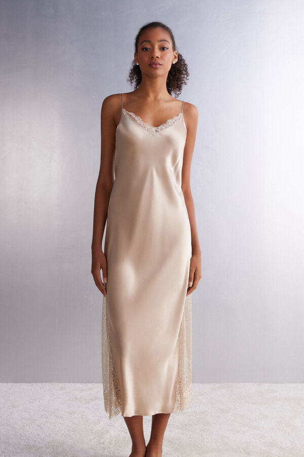 Long Silk Nightgown