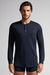 Long-Sleeve Top in Supima Interlock
