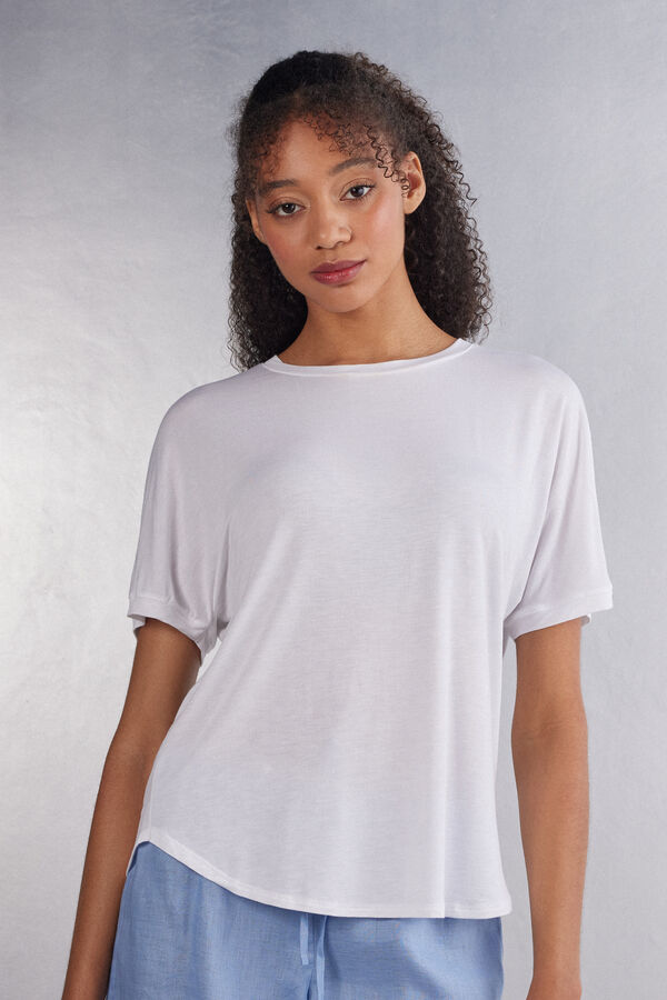 Short-Sleeved Fresh Bamboo Top