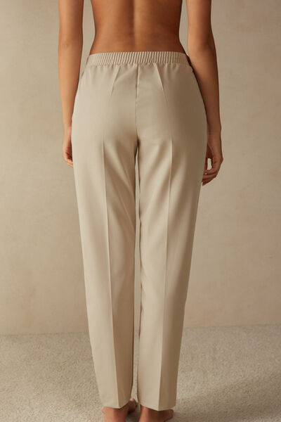 Straight-Leg Trousers with Pockets