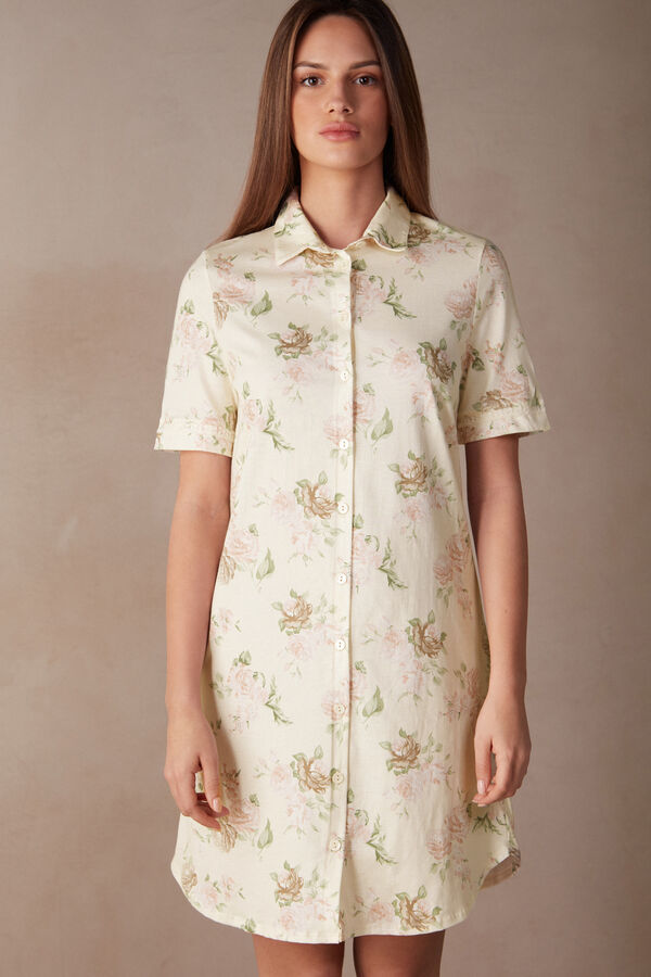 Scent of Roses Cotton Nightdress
