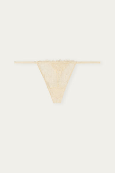 Romantic Heritage Thong with Side Straps