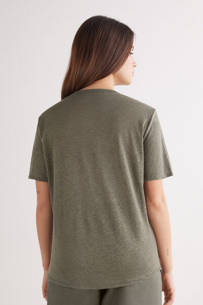 Maglia Manica Corta in Lino