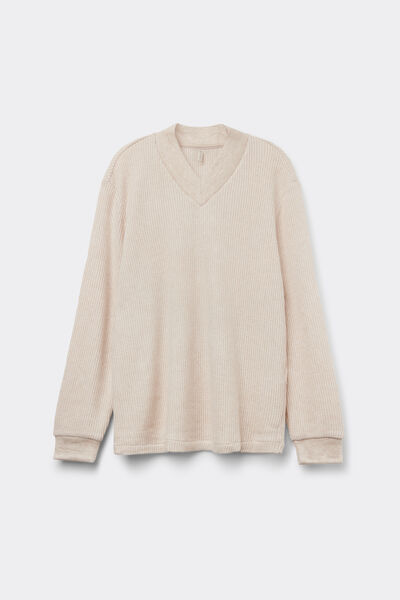 Maglia Scollo a V Soft Tricot