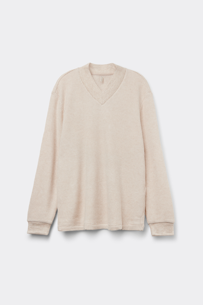 Haut col en V SOFT TRICOT