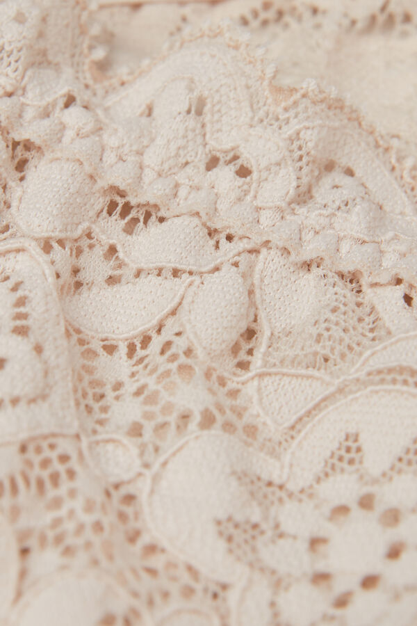 Shorty tanga en dentelle