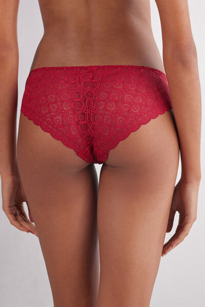 Culotte en dentelle à taille basse