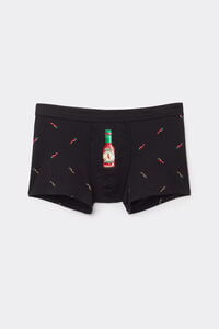Boxer en coton imprimé tabasco